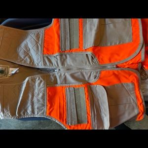 Blaze orange outdoor hunters game vest